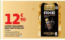 Auchan Supermarché AXE Coffret pour homme dark temptation offre
