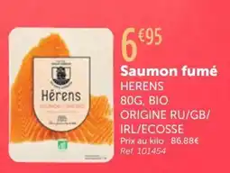 L'Eau Vive HERENS Saumon fumé offre