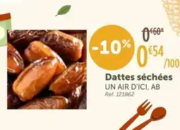 L'Eau Vive UN AIR D'ICI, AB Dattes séchées offre