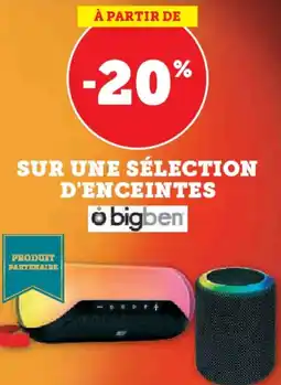 Super U SUR UNE SÉLECTION D'ENCEINTES offre