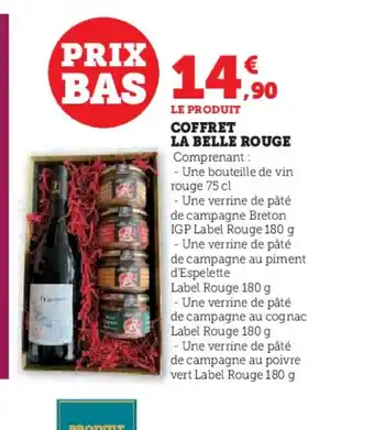 Hyper U Coffret la belle rouge offre