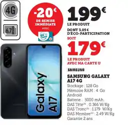 Super U Samsung galaxy a17 offre