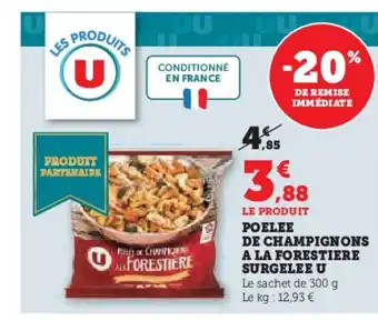 Hyper U Poelee de champignons a la forestiere surgelee u offre