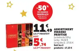 Hyper U FERRERO PRESTIGE Assortiment offre