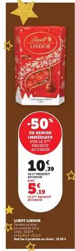 Hyper U LINDT LINDOR offre