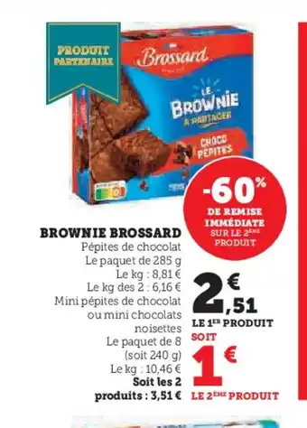Hyper U BROSSARD Brownie offre