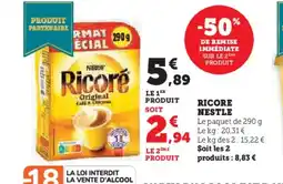 Hyper U RICORE Nestle offre