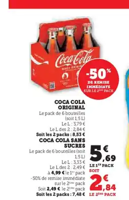 Hyper U COCA COLA Original offre
