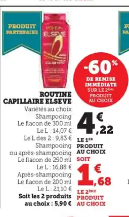 Hyper U ELSEVE Routine capillaire offre