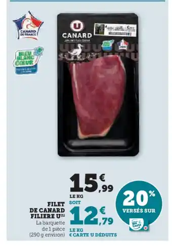 Hyper U Filet soit de canard filiere u offre