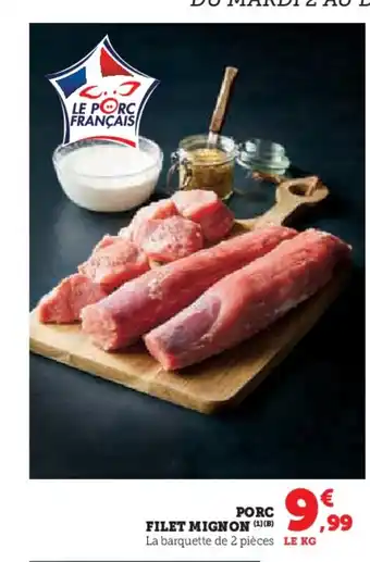 Hyper U Porc filet mignon offre