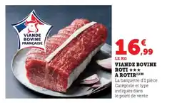 Hyper U Viande bovine roti a rotir offre