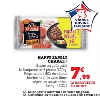 Hyper U CHARAL Happy family offre