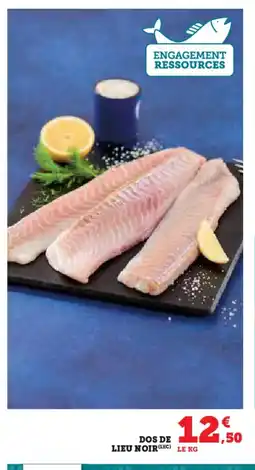 Hyper U Dos de lieu noir offre