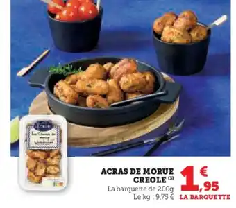Hyper U Acras de morue creole offre