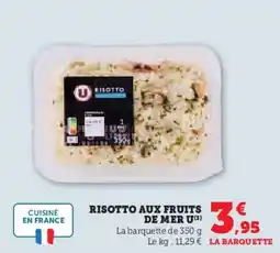 Hyper U Risotto aux fruits de mer u offre