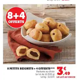 Hyper U 8 petits beignets + 4 offerts offre