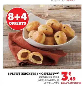 Hyper U 8 petits beignets + 4 offerts offre
