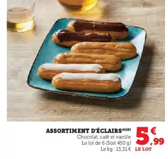 Hyper U Assortiment d'éclairs offre
