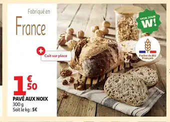 Auchan Pavé aux noix offre