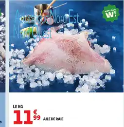 Auchan Aile de raie offre