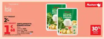 Auchan AUCHAN Tortellini ricotta épinards offre