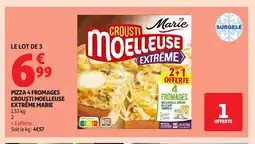 Auchan MARIE Pizza 4 fromages crousti moelleuse extrême offre
