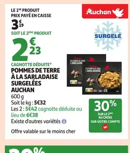 Auchan AUCHAN Pommes de terre à la sarladaise surgelées offre