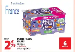 Auchan PETIT FILOUS Fruits offre