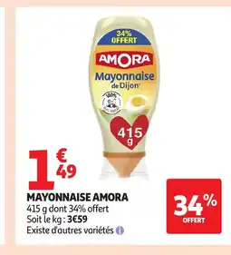 Auchan AMORA Mayonnaise offre