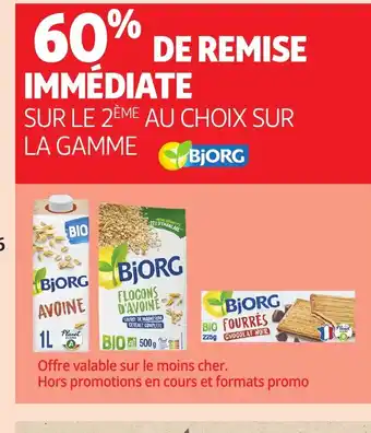Auchan BJORG Sur la gamme offre