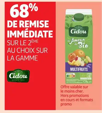 Auchan CIDOU Sur la gamme offre