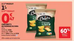 Auchan Chips bret's au fromage du jura offre