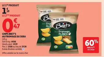 Auchan Chips bret's au fromage du jura offre
