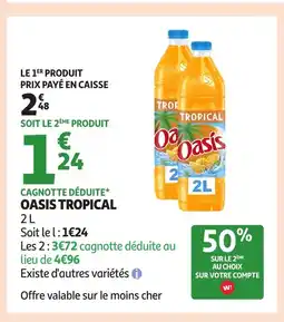 Auchan OASIS Tropical offre
