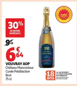 Auchan Vouvray aop offre