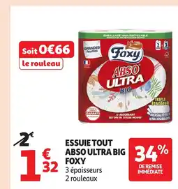 Auchan FOXY Essuie tout abso ultra big offre