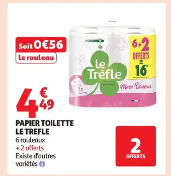 Auchan LE TREFLE Papier toilette offre