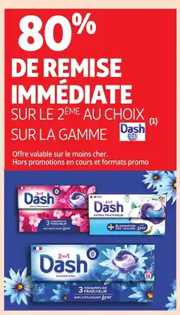 Auchan DASH Sur la gamme offre