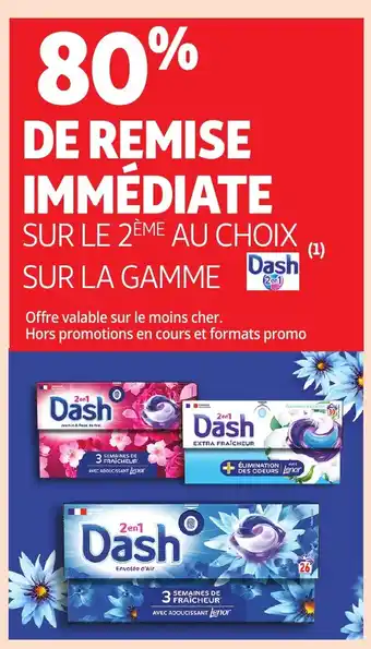 Auchan DASH Sur la gamme offre