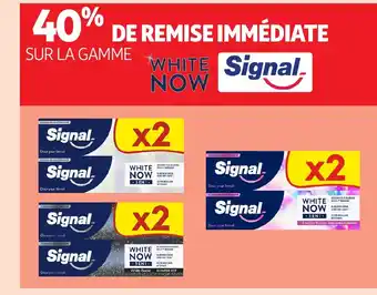 Auchan SIGNAL Sur la gamme offre