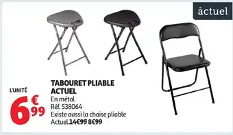 Auchan ACTUEL Tabouret pliable offre