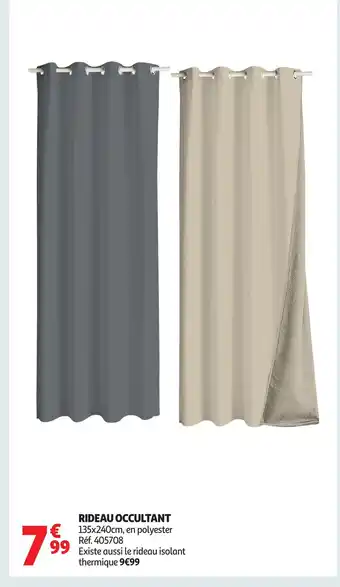 Auchan Rideau occultant offre