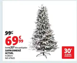 Auchan ACTUEL Sapin enneigé offre