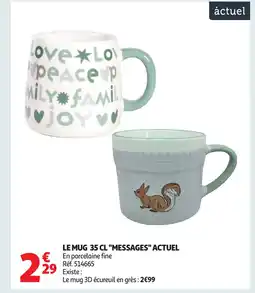 Auchan ACTUEL Le mug offre