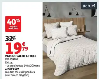 Auchan ACTUEL Parure salto offre