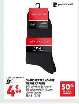 Auchan PIERRE CARDIN Chaussettes homme offre