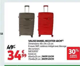 Auchan Valise daniel hechter offre