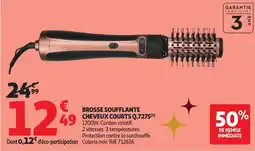 Auchan Brosse soufflante cheveux courts q.7275 offre