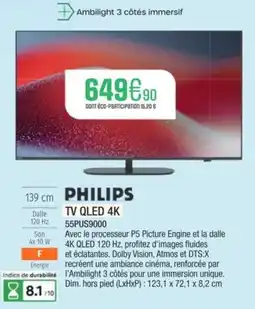 Extra PHILIPS TV QLED 4K offre